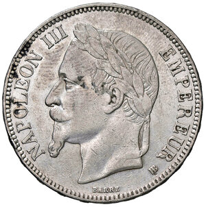 obverse: FRANCIA, Napoleone III - 5 Franchi, 1869