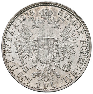 reverse: AUSTRIA, Francesco Giuseppe - Fiorino, 1878