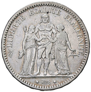 obverse: FRANCIA, Terza Repubblica - 5 Franchi, 1873 A