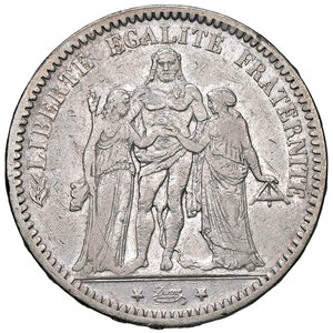 obverse: FRANCIA, Terza Repubblica - 5 Franchi, 1873 A