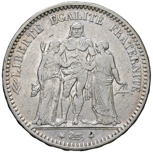 obverse: FRANCIA, Terza Repubblica - 5 Franchi, 1873 K