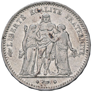 obverse: FRANCIA, Terza Repubblica - 5 Franchi, 1875 A