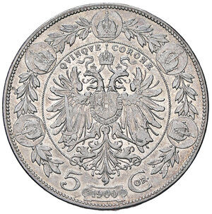 reverse: AUSTRIA, 5 Corone, 1900