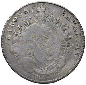 reverse: GERMANIA, Baviera - Tallero, 1764