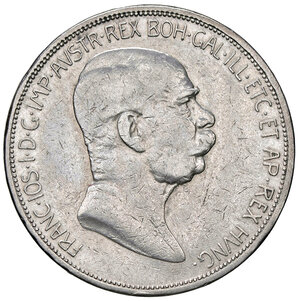 obverse: AUSTRIA, 5 Corone, 1908