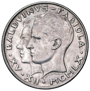 obverse: BELGIO, Baldovino - 50 franchi, 1960