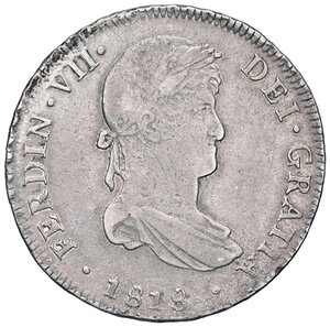 obverse: BOLIVIA, 4 Reales, 1818