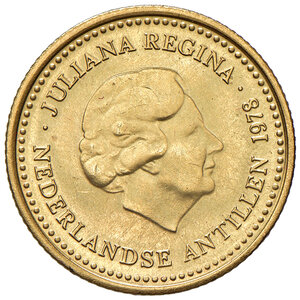 obverse: ANTILLE OLANDESI, Juliana - 100 Gulden, 1978