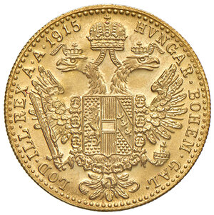 reverse: AUSTRIA, Franz Joseph I - 1 Ducato. Vienna, 1915