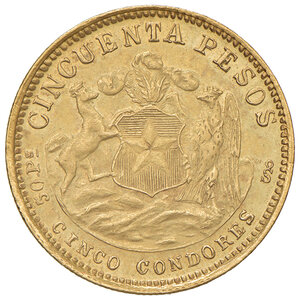 reverse: CILE, 50 Pesos, 1926