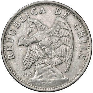 obverse: CILE, 1 Peso, 1925