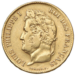 obverse: FRANCIA, Luigi Filippo I - 40 Franchi, 1836