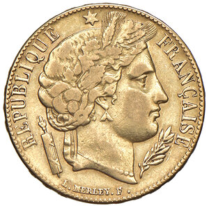 obverse: FRANCIA, Seconda Repubblica - 20 franchi, 1851