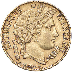 obverse: FRANCIA, Seconda Repubblica - 20 franchi, 1851