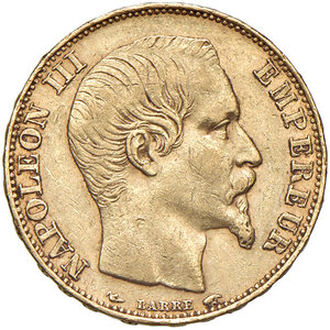 obverse: FRANCIA, Napoleone III - 20 Franchi, 1854