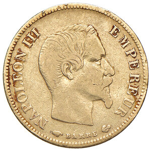 obverse: FRANCIA, Napoleone III - 10 Franchi, 1857