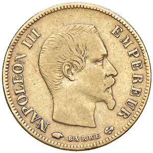 obverse: FRANCIA, Napoleone III - 10 Franchi, 1857