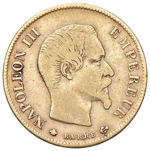 obverse: FRANCIA, Napoleone III - 10 Franchi, 1860