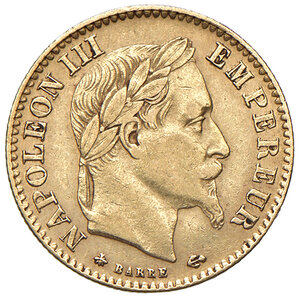 obverse: FRANCIA, Napoleone III - 10 Franchi, 1868