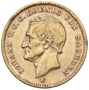 obverse: GERMANIA, Dresden - 20 Marchi, 1872