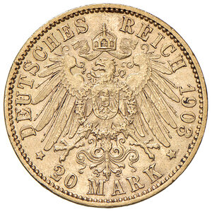 reverse: GERMANIA, Prussia - 20 Marchi, 1903