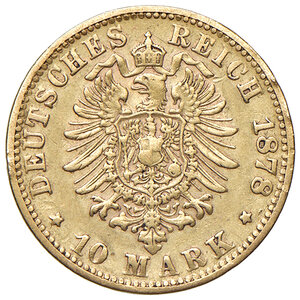 reverse: GERMANIA, Bavaria - 10 Marchi, 1878