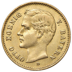 obverse: GERMANIA, Bavaria - 10 Marchi, 1906