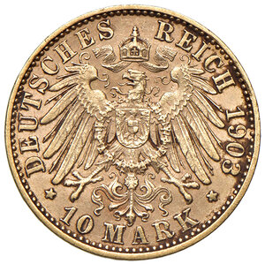 reverse: GERMANIA, Prussia - 10 marchi, 1903