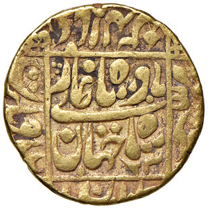 reverse: INDIA, Impero Moghul. Shah Jahan - 1 Mohur. Patna, (1628-1658)