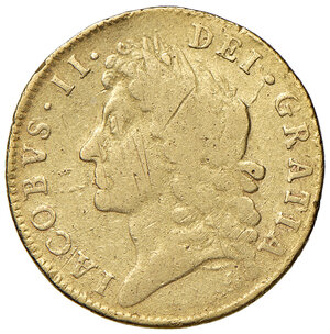 obverse: INGHILTERRA, James II - 1 Guinea, 1685