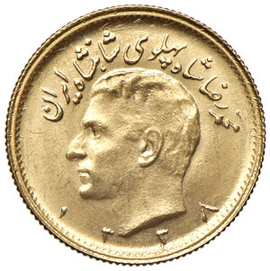 obverse: IRAN, Mohammad Reza - ½ Pahlavī, 1959