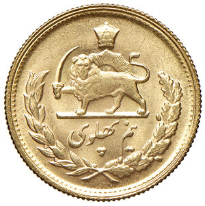 reverse: IRAN, Mohammad Reza - ½ Pahlavī, 1959