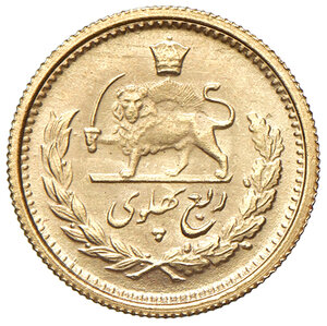 reverse: IRAN, Mohammad Reza - ¼ Pahlavī, 1959