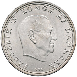 obverse: DANIMARCA, Federico IX - 10 Kroner, 1968