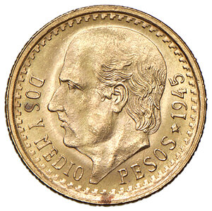 obverse: MESSICO, 2,5 Pesos, 1945