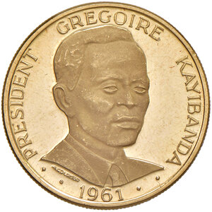 obverse: RWANDA, 25 Franchi, 1965