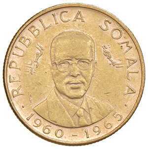 obverse: SOMALIA, 20 Scellini, 1966