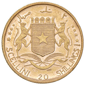 reverse: SOMALIA, 20 Scellini, 1966