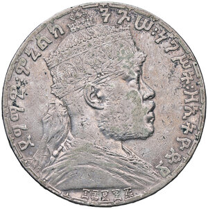 obverse: ETIOPIA, 1 Birr, 1902 (EE1895)