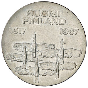 obverse: FINLANDIA, 10 Markkaa, 1967