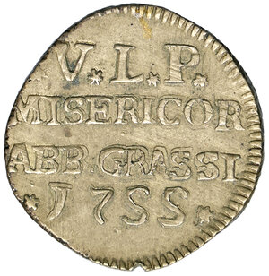 obverse: ABBIATEGRASSO, Tessera A.V.P. Misericordia, 1755