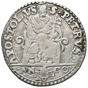 reverse: ANCONA, Pio V - Testone, (1566-1572)