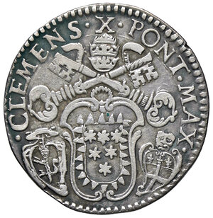 obverse: BOLOGNA, Clemente X - Lira, 1673