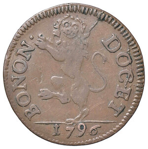 obverse: BOLOGNA, Pio VI - Quattrino, 1796