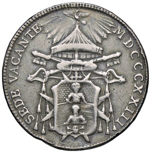 obverse: BOLOGNA, Sede Vacante - Mezzo Scudo, 1823