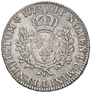 reverse: FRANCIA, Luigi XV - Ecu, 1773