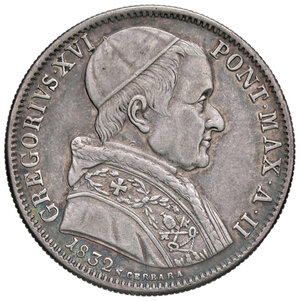 obverse: BOLOGNA, Gregorio XVI - 30 Baiocchi, 1832