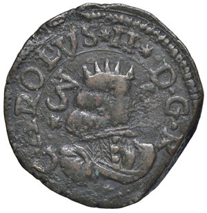 obverse: CAGLIARI, Carlo II - 3 Cagliaresi, 1671