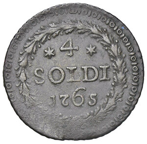 reverse: CORSICA, Pasquale Paoli - 4 Soldi, 1765