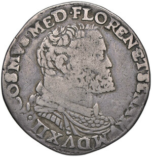 obverse: FIRENZE, Cosimo I De Medici - Testone, (1537-1574)